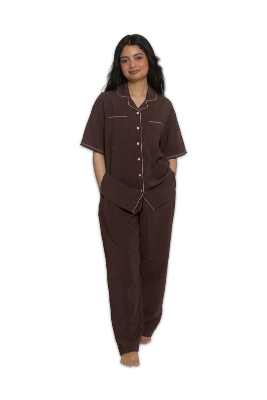 Signature Sleep Solid - BROWN