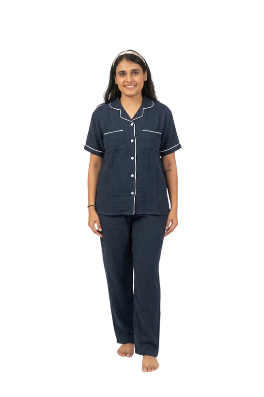 Signature Sleep Solid - Indigo